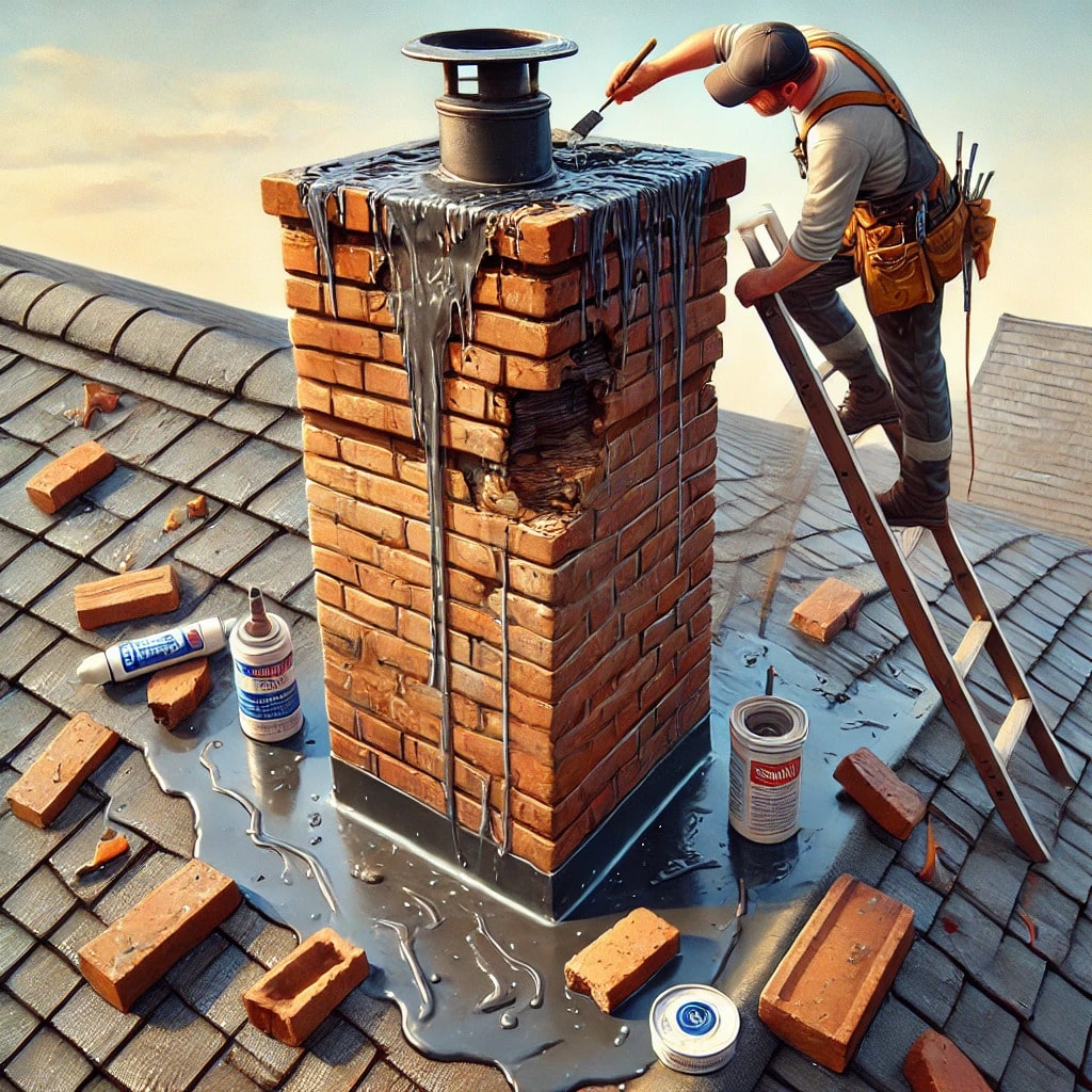Professional Chimney Leak Repair Richmond MI - Expert Water Damage Prevention by Chimney Sweep Richmond Michigan